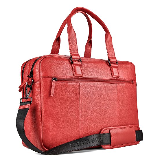 Burkely Minimal Mason Attaché-case Cuir véritable 41 cm Compartiment ordinateur
