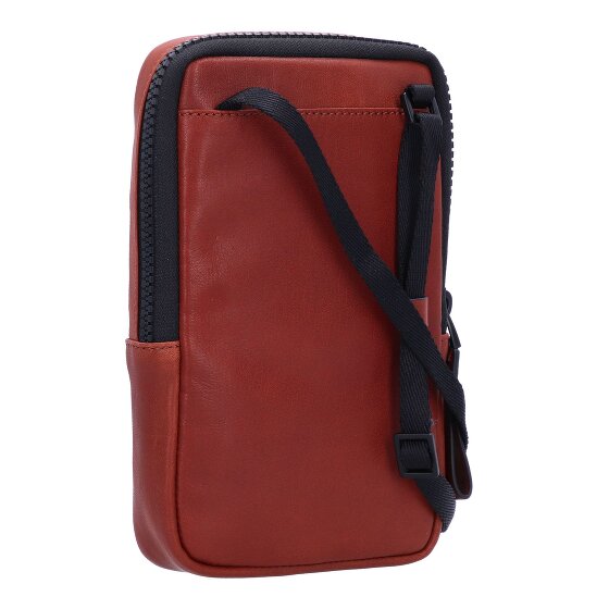 Piquadro Harper Étui en cuir pour téléphone portable 12 cm