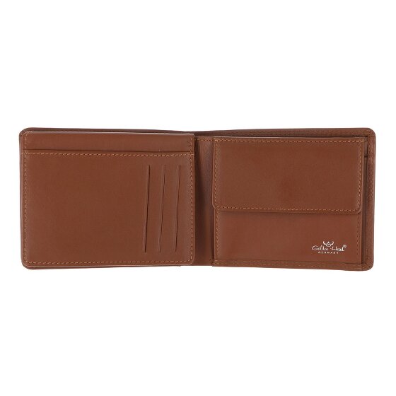 Golden Head Polo Porte-monnaie Protection RFID Cuir véritable 12 cm