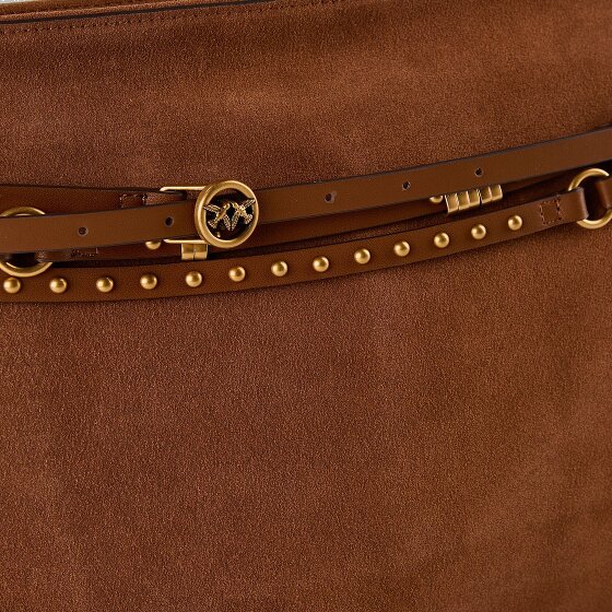 PINKO Belt Bag Big Sac à bandoulière Cuir véritable 40 cm