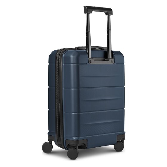 Police London 4 roues Valise cabine 55 cm Compartiment ordinateur avec soufflet d'extension