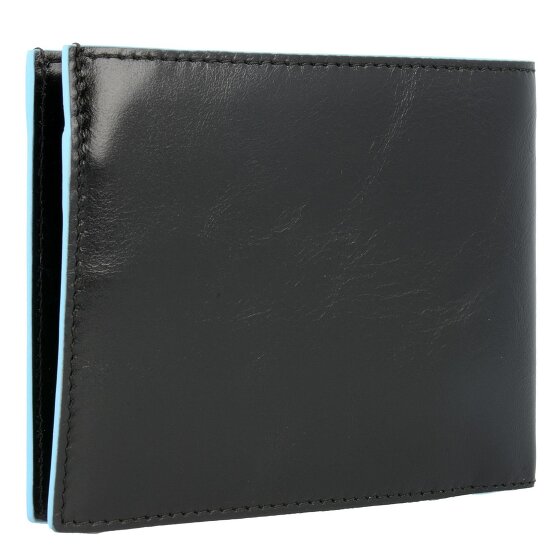 Piquadro Blue Square Porte-monnaie Cuir véritable 12.5 cm