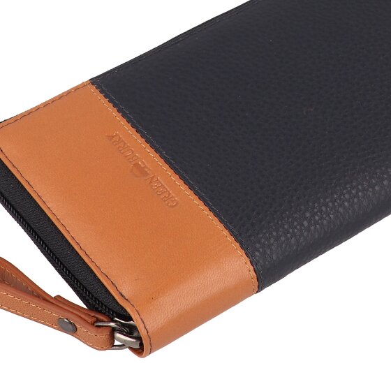 Greenburry Nappa Porte-monnaie Protection RFID Cuir 19.5 cm