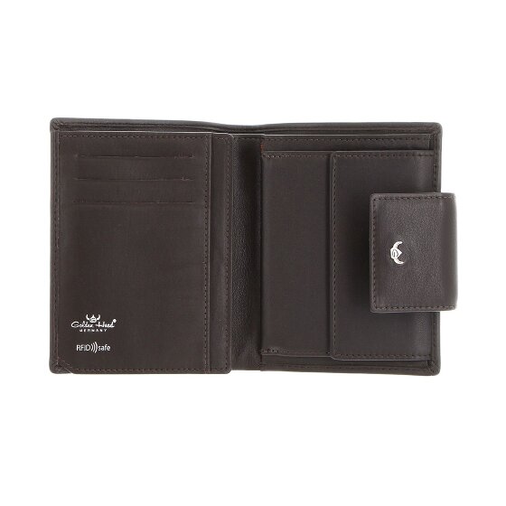 Golden Head Dublin Porte-monnaie Protection RFID Cuir véritable 10 cm
