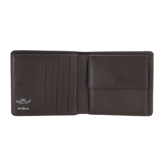 Golden Head Polo Porte-monnaie Protection RFID Cuir véritable 11 cm