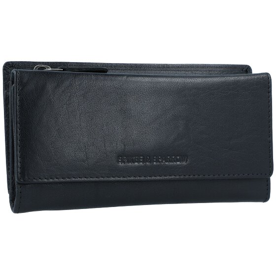 Spikes & Sparrow Porte-monnaie RFID en cuir 19 cm