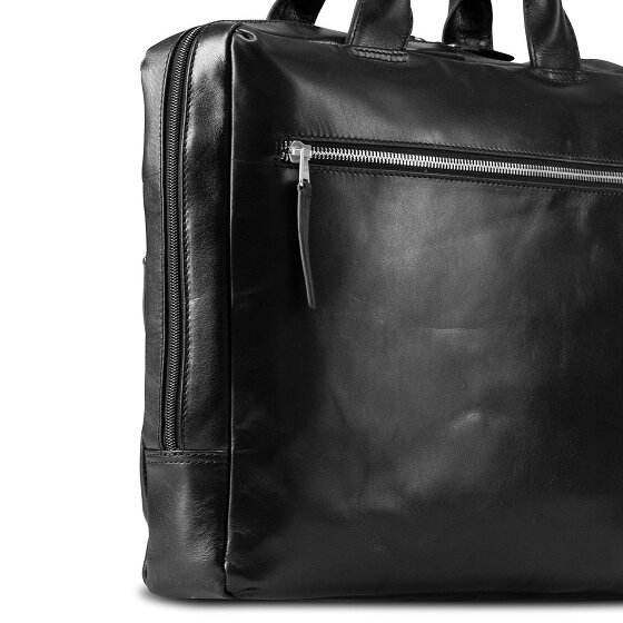 Jost Skagen Attaché-case Cuir véritable 38 cm Compartiment ordinateur
