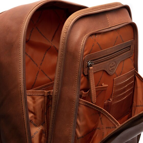 The Chesterfield Brand Wax Pull Up Sac à dos professionnel Cuir 39 cm Compartiment pour ordinateur portable