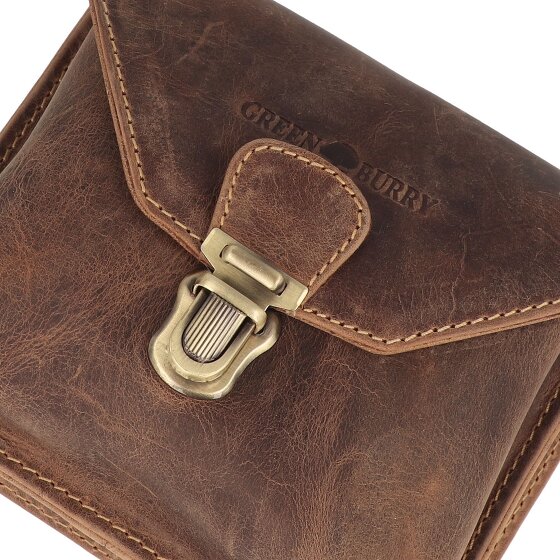 Greenburry Sac banane vintage en cuir 15 cm