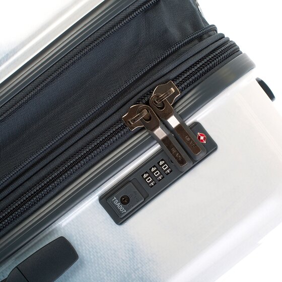 Heys Black Camo 4 roulettes Trolley de cabine S 53 cm avec soufflet d'extension