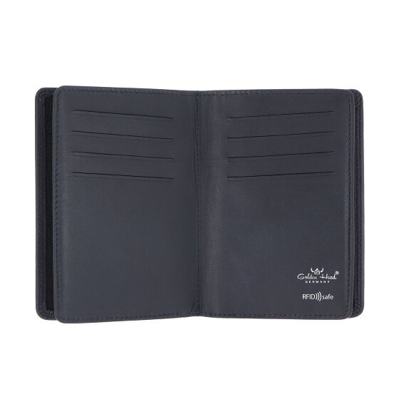 Golden Head Etui pour cartes d'identité Polo RFID en cuir 9 cm
