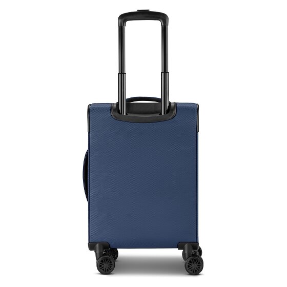 bugatti Valencia Soft 4 roulettes Trolley de cabine S 55 cm avec soufflet d'extension