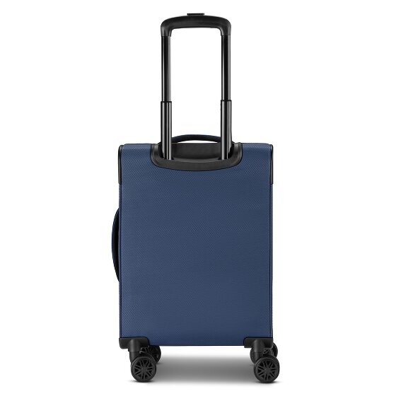 bugatti Valencia Soft 4 roulettes Trolley de cabine S 55 cm avec soufflet d'extension