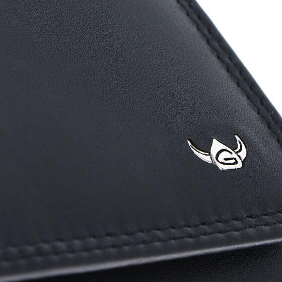 Golden Head Polo Porte-monnaie Protection RFID Cuir véritable 19 cm