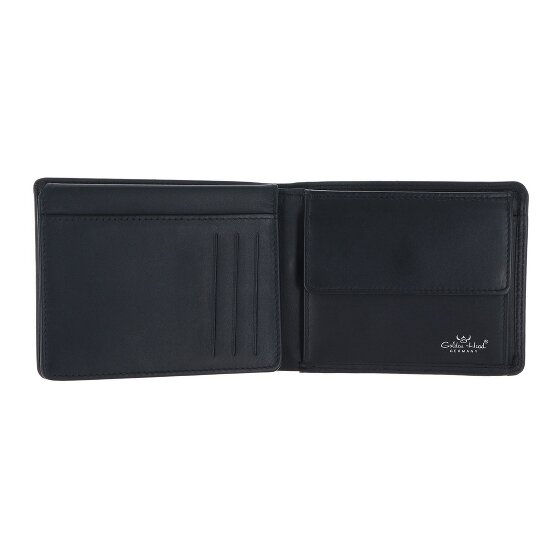 Golden Head Polo Porte-monnaie Protection RFID Cuir véritable 12 cm