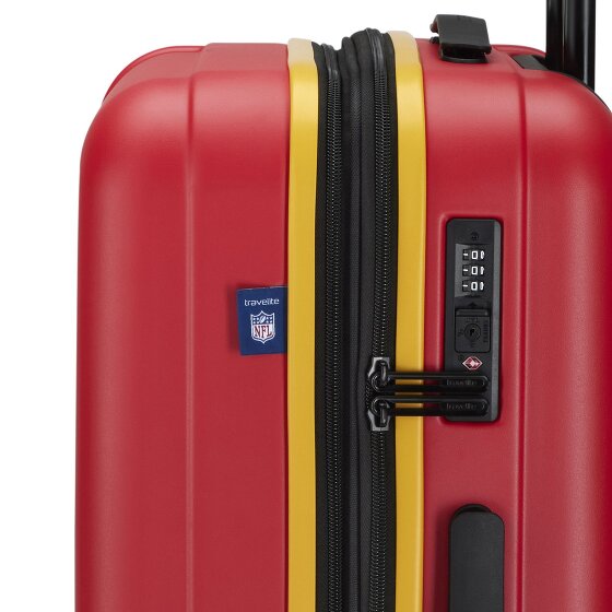 Travelite travelite x NFL 4 roues Valise cabine M 67 cm avec soufflet d'extension