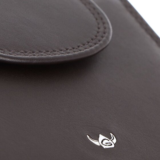 Golden Head Polo Porte-monnaie Protection RFID Cuir véritable 12 cm