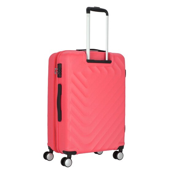 American Tourister Summer Square 4 roulettes Trolley 67 cm avec soufflet d'extension