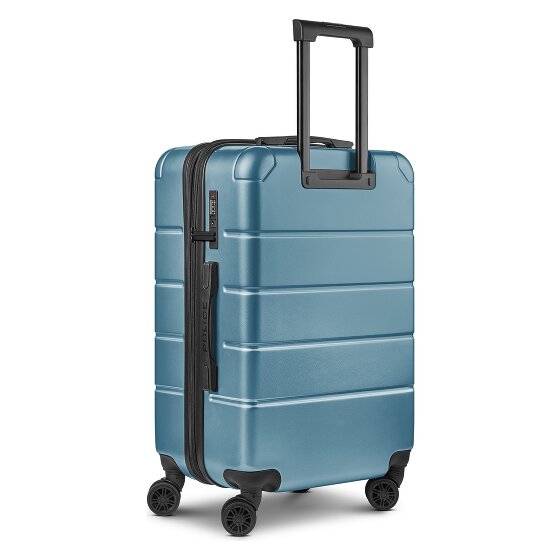 Police Dublin 4 roues Valise cabine M 64 cm avec soufflet d'extension