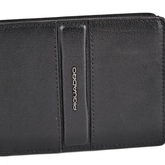 Piquadro Victor Porte-monnaie Protection RFID Cuir véritable 12.5 cm
