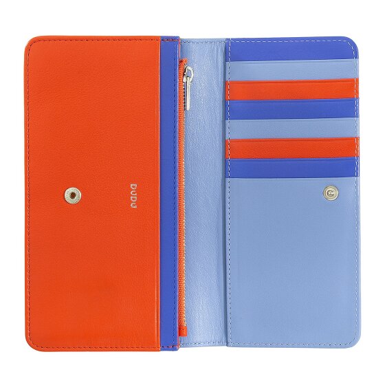 DuDu Canarie Porte-monnaie Protection RFID Cuir véritable 17.5 cm