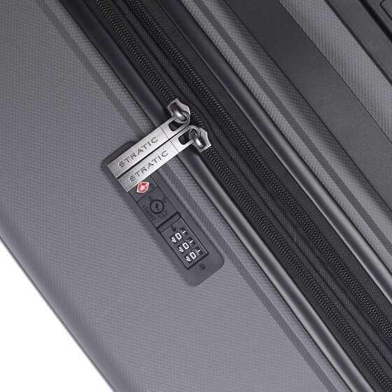 Stratic Bright+ 4 roulettes Trolley L 76 cm avec soufflet d'extension