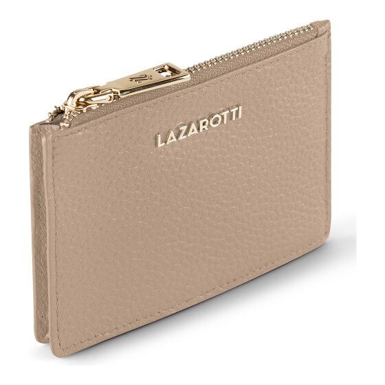 Lazarotti Étui à clés et porte-cartes en cuir de Bologne, protection RFID, 11,5