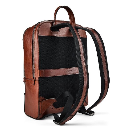 The Bridge Matteo Daypack Cuir véritable 38 cm Compartiment ordinateur