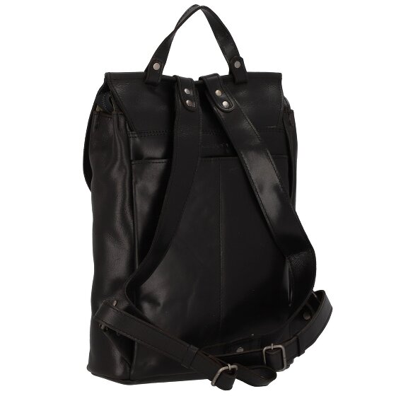 Harold's Aberdeen Sac à dos de ville Cuir véritable 38 cm