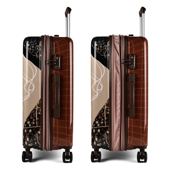 Anekke Tulip 4 roues Set de valises 2 pièces avec soufflet d'extension