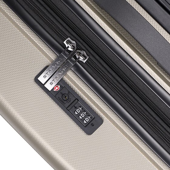 Stratic Bright+ 4 roues valise cabine M 66 cm avec soufflet d'extension