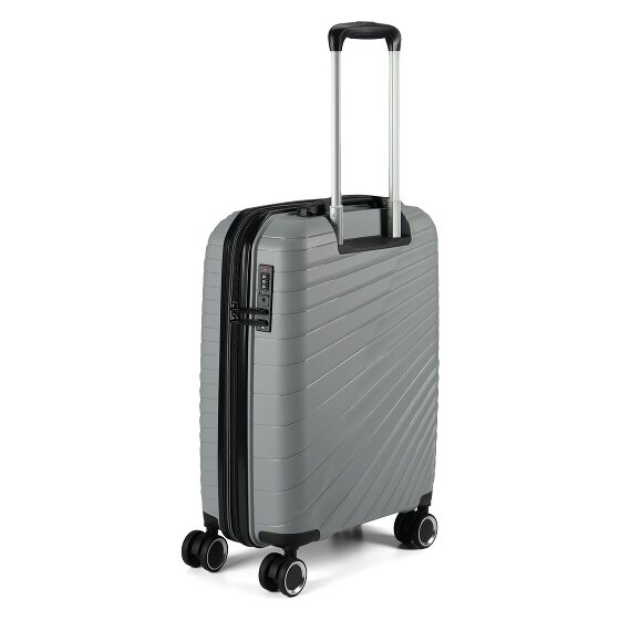 Benzi 5808 4 roulettes Trolley de cabine 55 cm avec soufflet d'extension