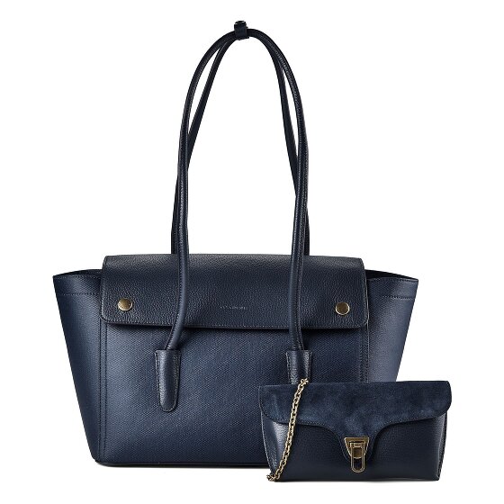 Coccinelle Double Beat Sac à bandoulière Cuir véritable 33 cm