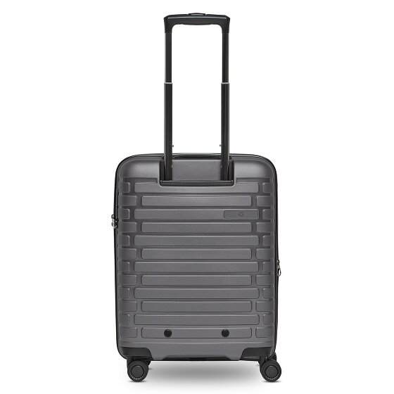 Pactastic Collection 04 THE CABIN + 4 roulettes Trolley de cabine S 55 cm avec soufflet d'extension