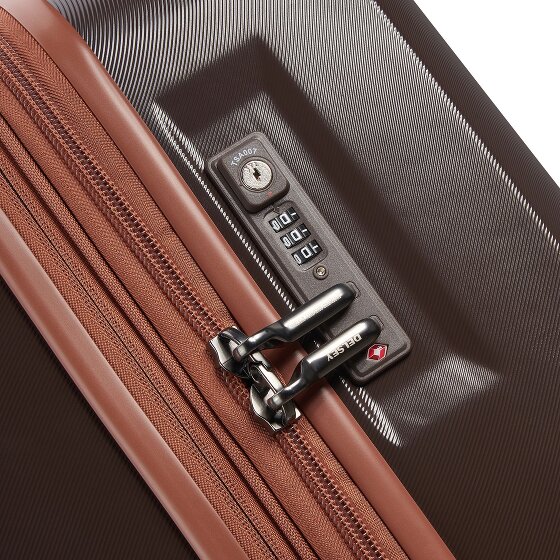 Delsey Paris Promenade Hard 2.0 4 roulettes Set de valises 3 pièces avec soufflet d'extension