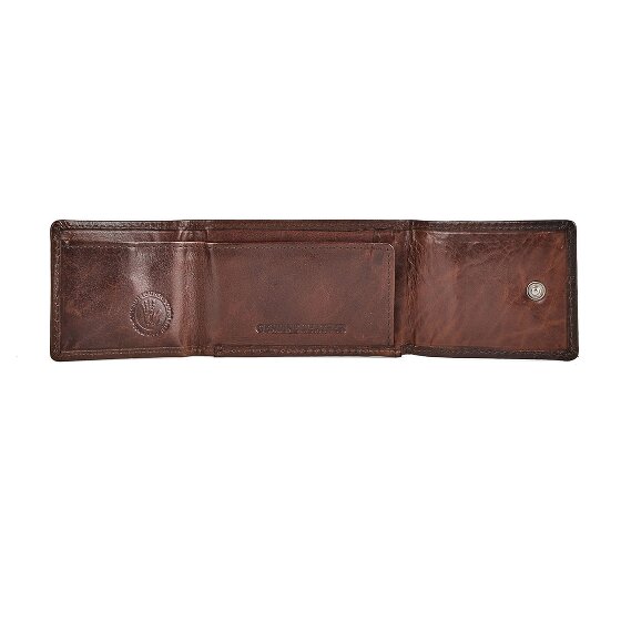 Greenburry Newport Porte-monnaie Protection RFID Cuir véritable 8.5 cm