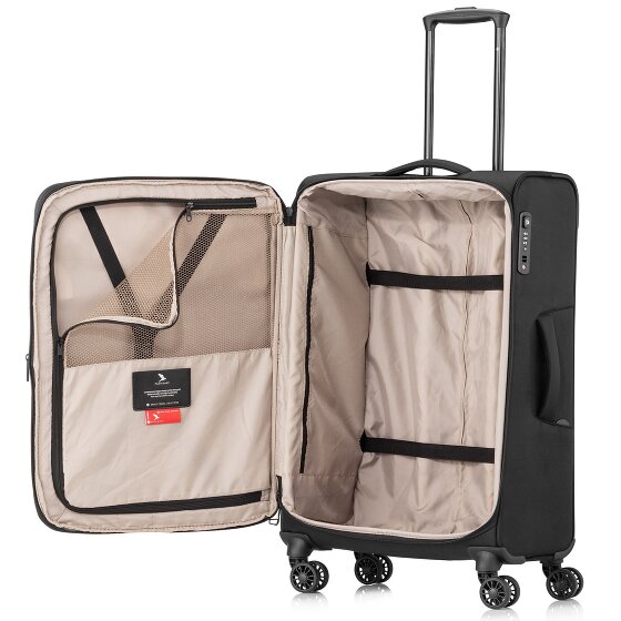 Pack Easy GoOn 4 roulettes Trolley M 67 cm avec soufflet d'extension