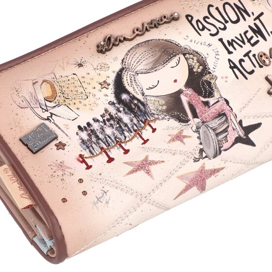 Anekke Hollywood Porte-monnaie Protection RFID 18.5 cm
