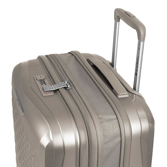 Gabol Queens 4 roulettes Set de valises 4 pièces avec soufflet d'extension