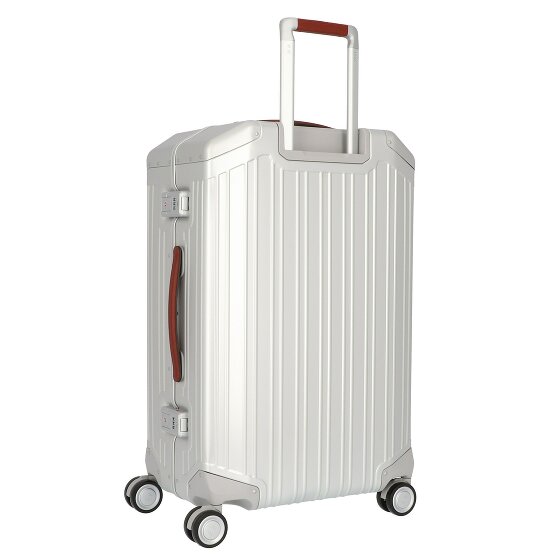 Piquadro Valise cabine à 4 roues en aluminium, 69 cm