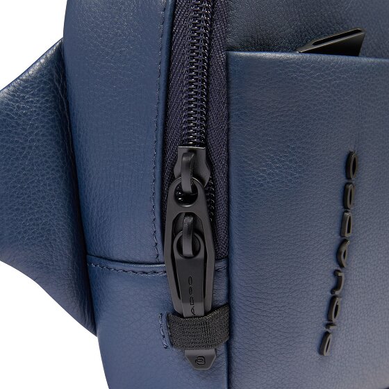 Piquadro Russel Sac banane Cuir véritable 28 cm