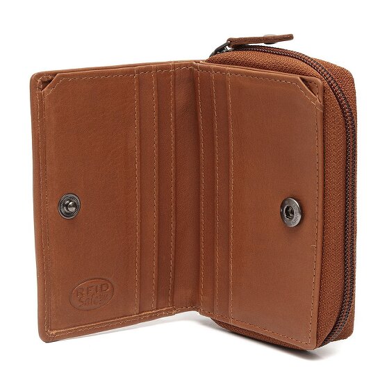 The Chesterfield Brand Floren Porte-monnaie Protection RFID Cuir véritable 11 cm
