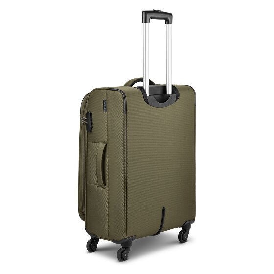 Wenger Beaumont 4 roulettes Trolley M 67 cm avec soufflet d'extension