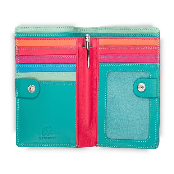 Mywalit Porte-monnaie Protection RFID Cuir véritable 8 cm