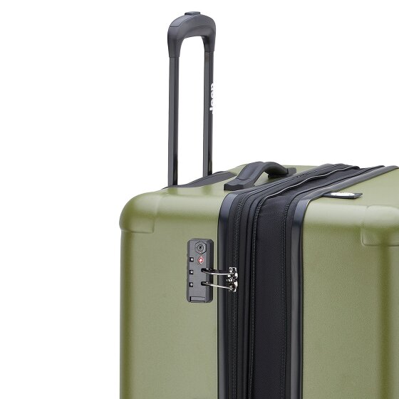 Jeep JH004C 4 roulettes Trolley 80 cm avec soufflet d'extension