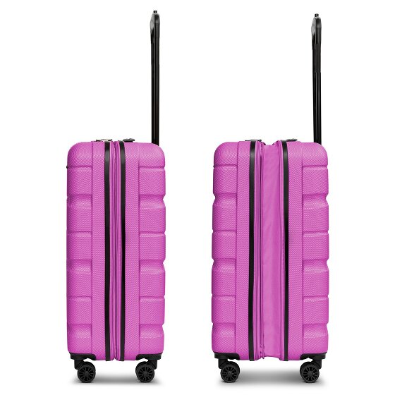Franky Munich 4.0 4 roulettes Trolley de cabine S 53 cm avec soufflet d'extension