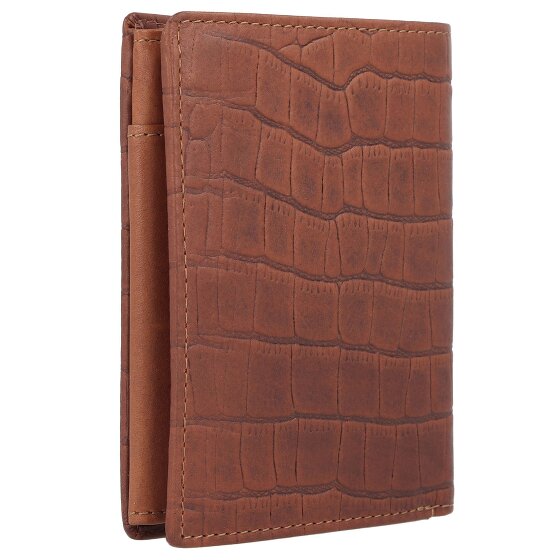 Esquire Croco Porte-monnaie Protection RFID Cuir 10 cm