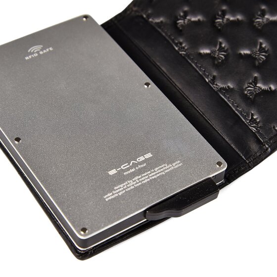 Joop! cerratano Porte-monnaie Protection RFID Cuir véritable 10.5 cm