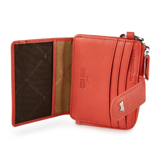 Braun Büffel Joy Étui pour cartes de crédit Protection RFID Cuir véritable 11 cm