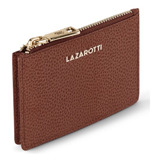 Lazarotti Étui à clés et porte-cartes en cuir de Bologne, protection RFID, 11,5